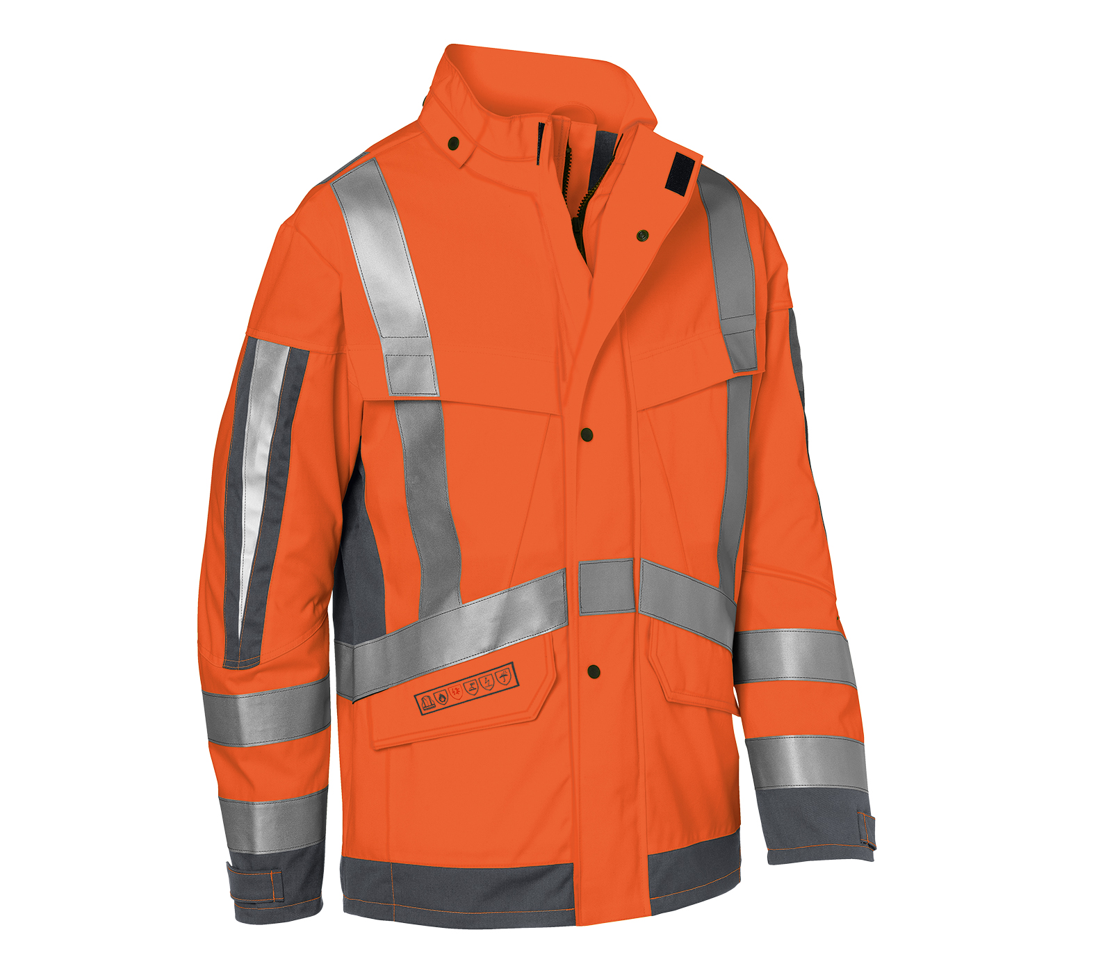 KÜBLER PROTECTIQ HIGH VIS Wetterjacke ARC2 PSA 3